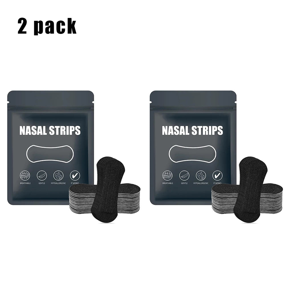 Sportliche Nasenstreifen — Gegen Schnarchen und zur Atmung | Packung 30–150 Stück