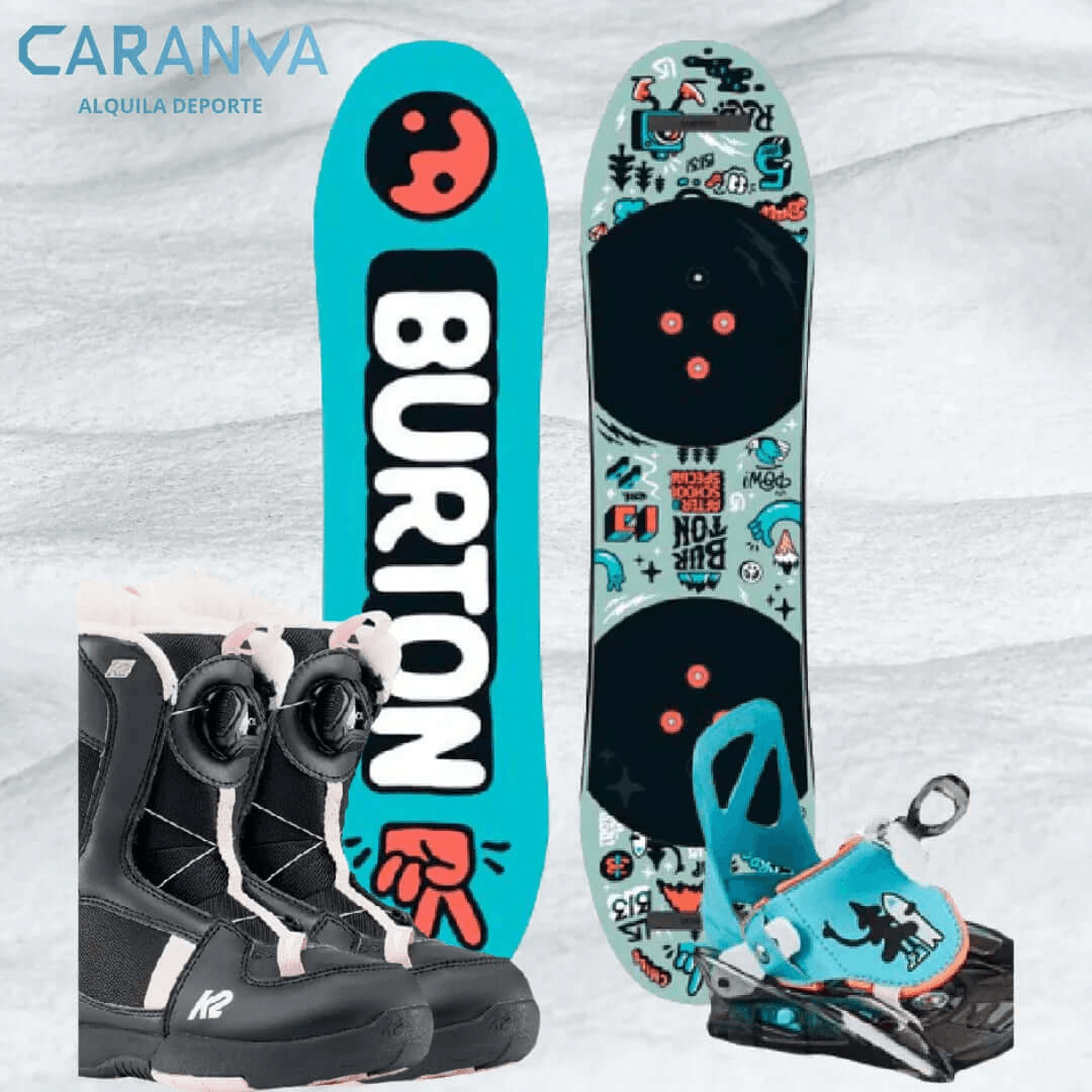 Alquiler SnowBoard El Tarter - Junior / SnowBoard y Botas -CaranvaSports - temporada 2026