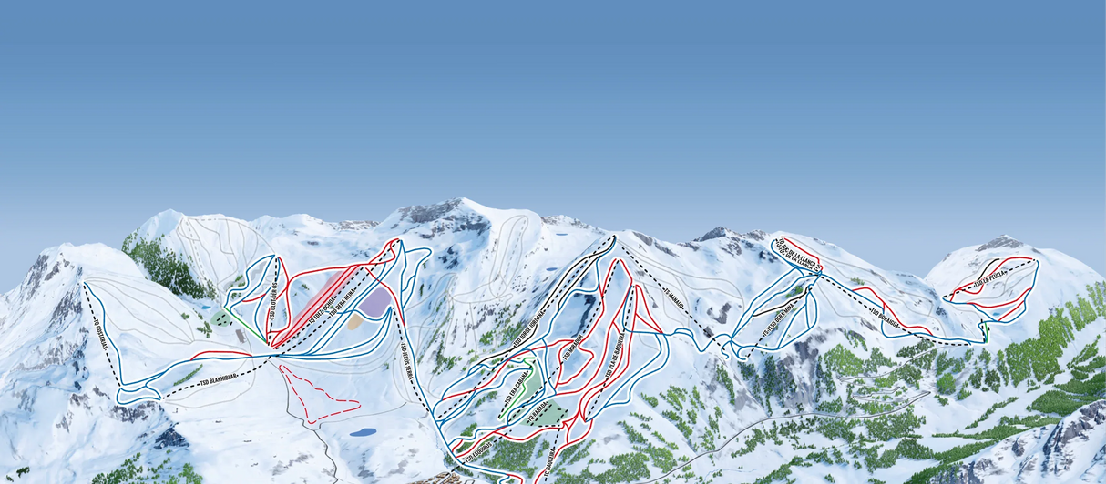 Mapa Pistas Baqueira - - Caranva