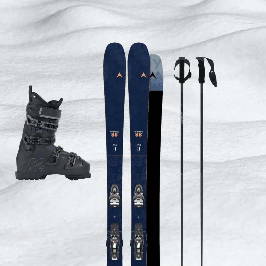 Alquiler Esquis Gstaad - Esquí / Intermedio / Equipo Completo -CaranvaSports - temporada 2026