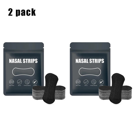 Sportliche Nasenstreifen — Gegen Schnarchen und zur Atmung | Packung 30–150 Stück