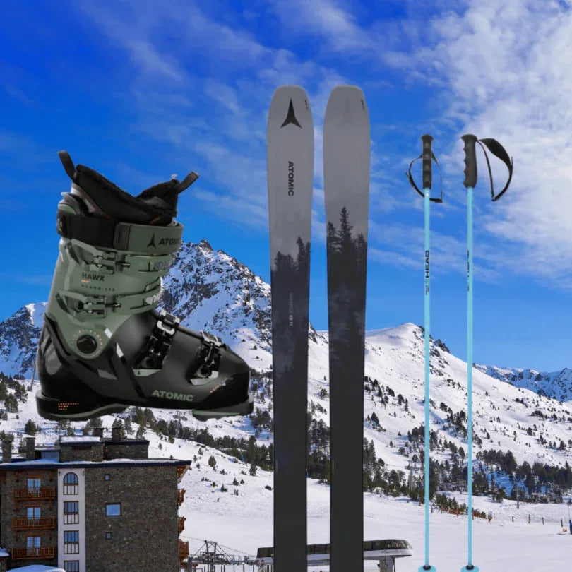 Alquiler Esquís Baqueira Beret - Esquí / Intermedio / Equipo Completo -CaranvaSports - temporada 2026