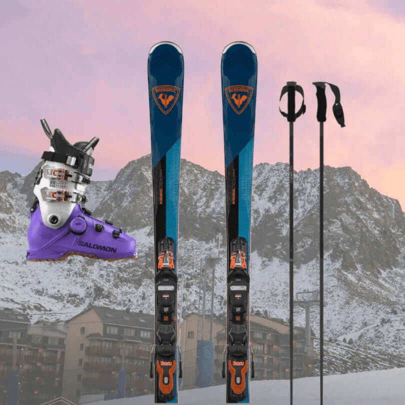 Location Ski Les Angles: Alquiler Esquís desde 12,90€ - Reserva Online -50% - -CaranvaSports - temporada 2026