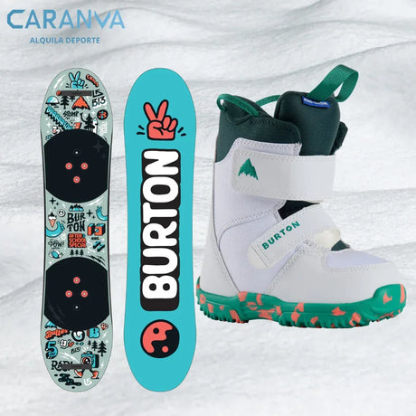 Alquiler Snowboard Sierra Nevada - Equipos Premium - Infantil / Equipo Completo - Caranva