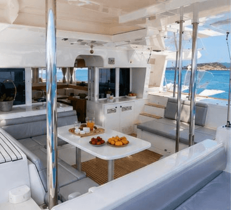Katamaranvermietung Lluna — Lagoon 450 F Ibiza